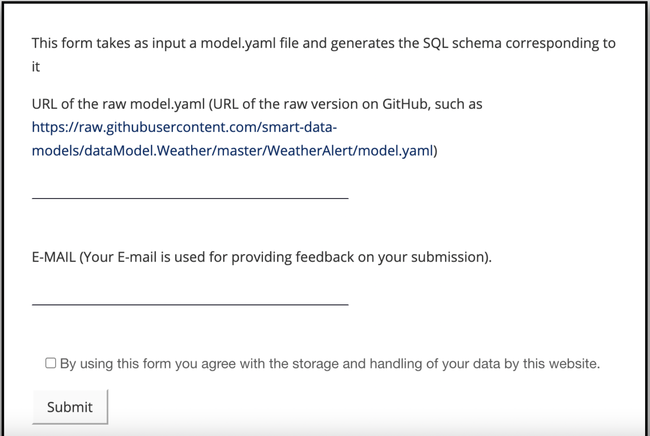 New service: Export you data models to SQL schema – Smart Data Models